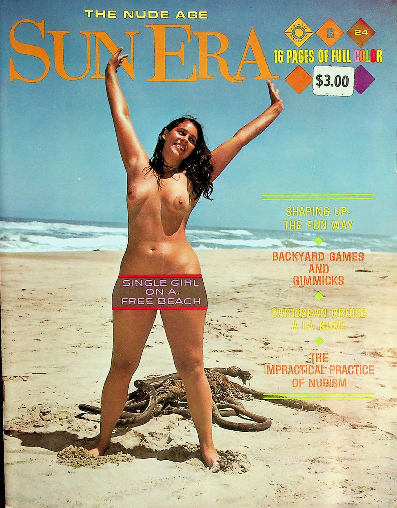 Sun Era Nudist Magazine  Single Girl On A Free Beach / Caribbean Cruise A La Nude  Winter 1967   080126lmp-GSC