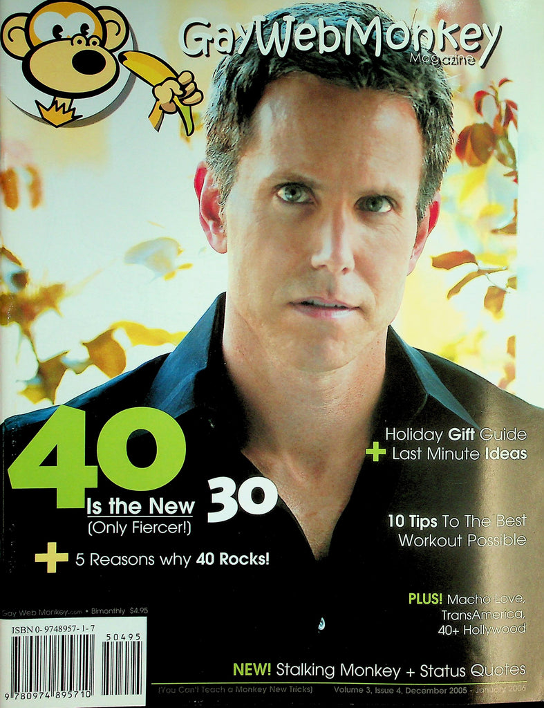 Gay Web Monkey Magazine  Coverguy Steven Hughes December 2005    041926lmp