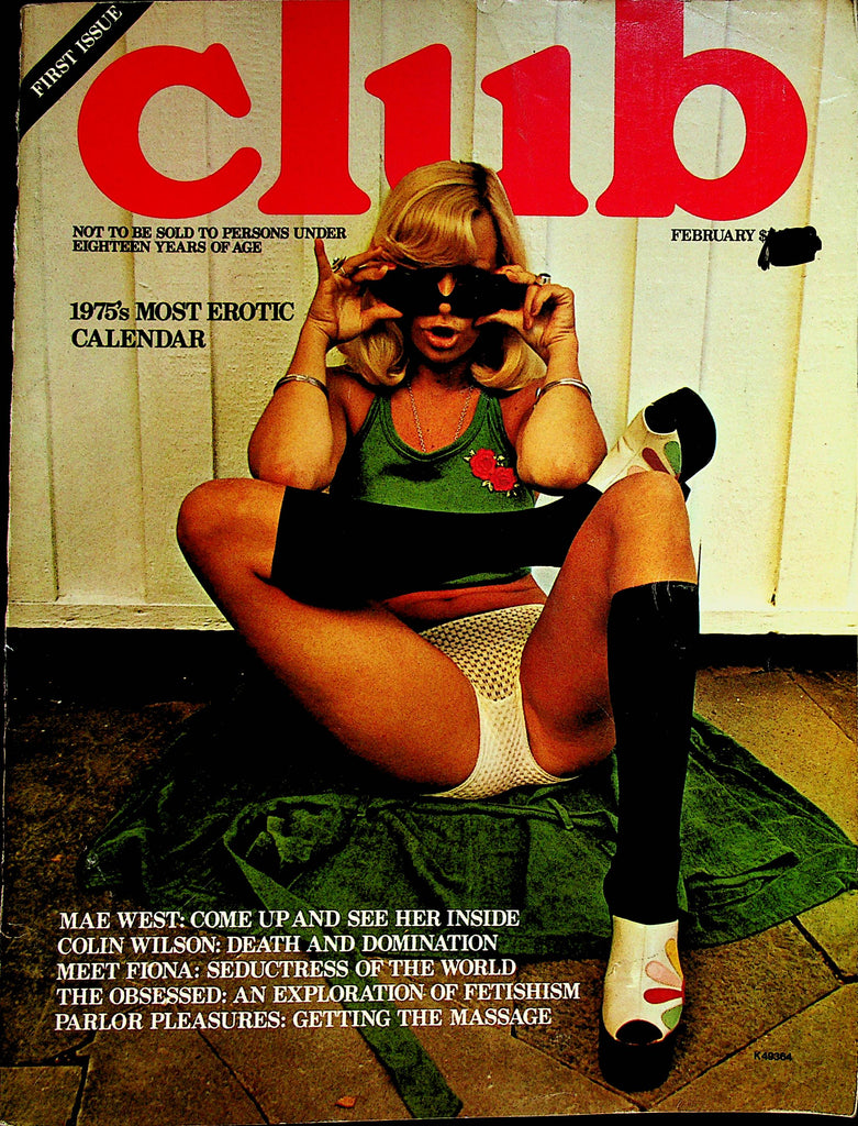 Club Magazine  Meet Seductress Fiona / 1975's Most Erotic Calendar  February 1975 Paul Raymond    051023lm-p