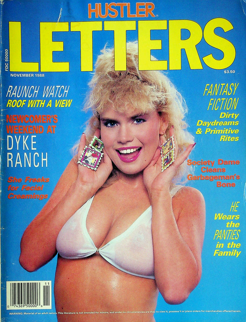 Hustler Letters Magazine Dominique & Lorelei November 1988 083024RP