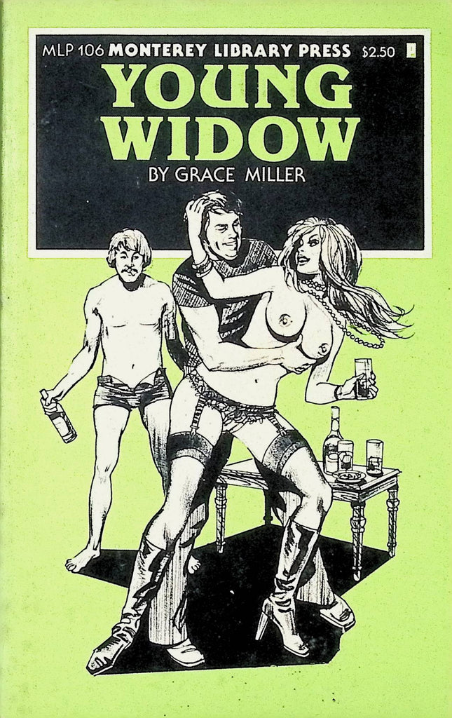 18+ Young Widow by Grace Miller MLP106 1977 Monterey Library Press Adult Paperback Novel-081324AMP