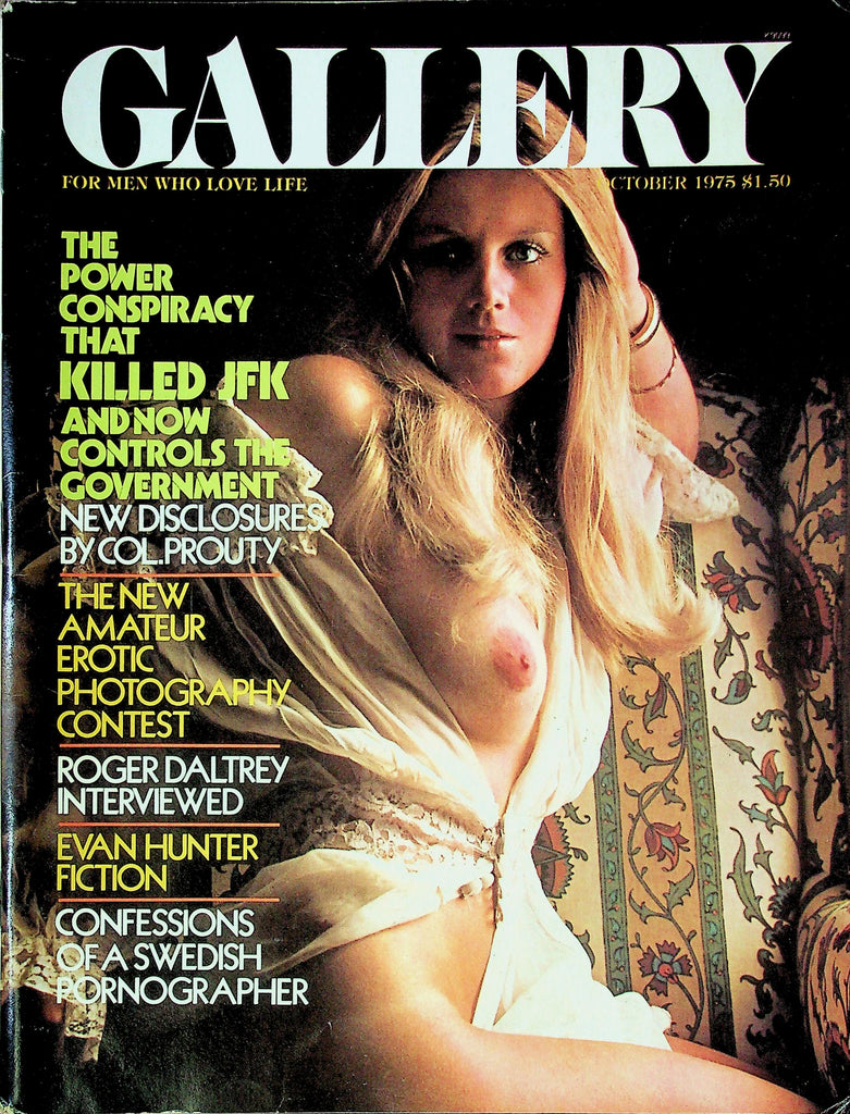 Gallery Magazine JFK Conspiracy & Roger Daltrey October 1975 072125RP-