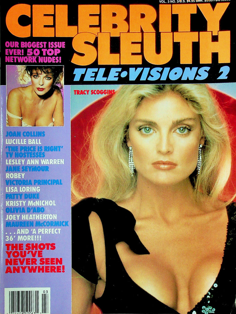 Celebrity Sleuth Magazine Tele Visions 2 Ft. Tracy Scoggins Vol.3 No.3 031425RP