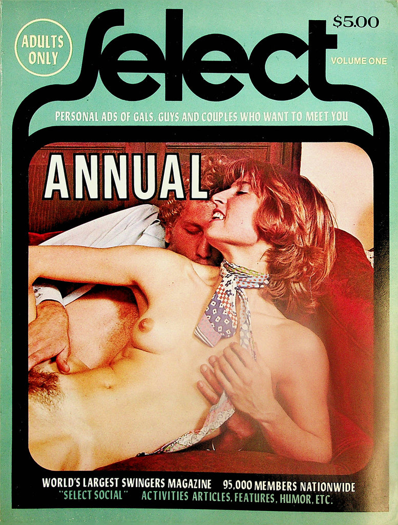 Select Annual Contact Magazine  Gals, Guys and Couple Who Want To Meet You  vol.1  1976    032724lm-p