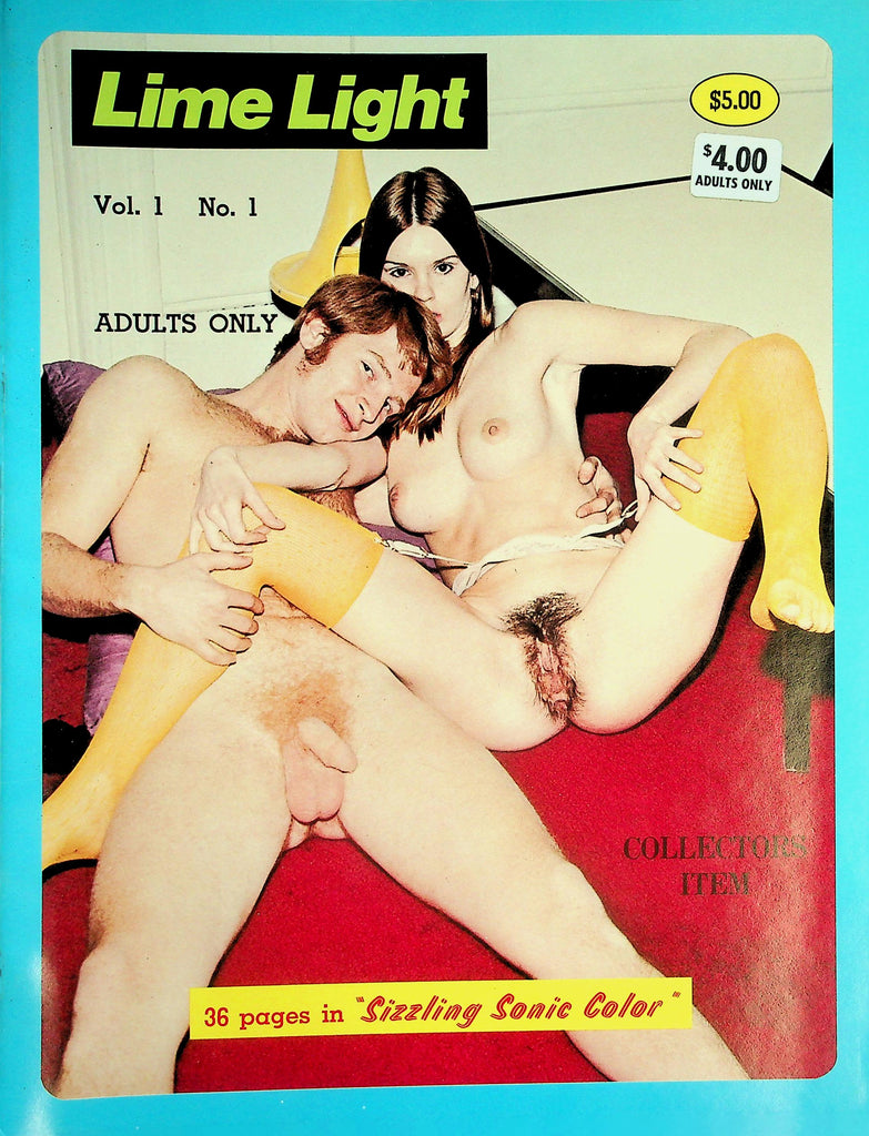 Lime Light Magazine  Beautiful Women and Couples Spread   vol. 1 #1 1960's  Collectors Item       090926lmp-GSC