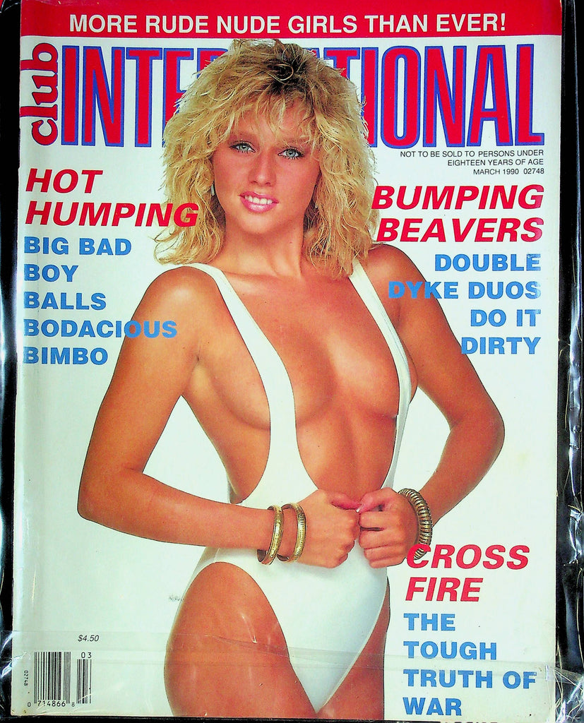 Club International Magazine Bumping Beavers March 1990 111324RP