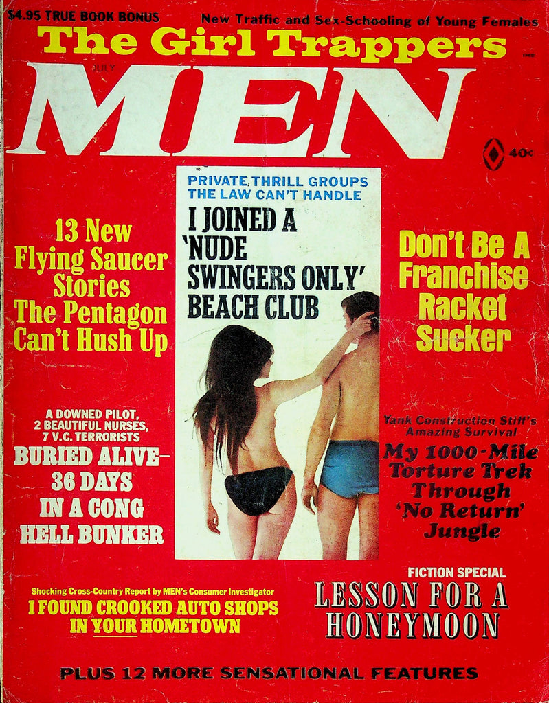 Men Magazine Swingers Only Beach Club July 1968 081424RP
