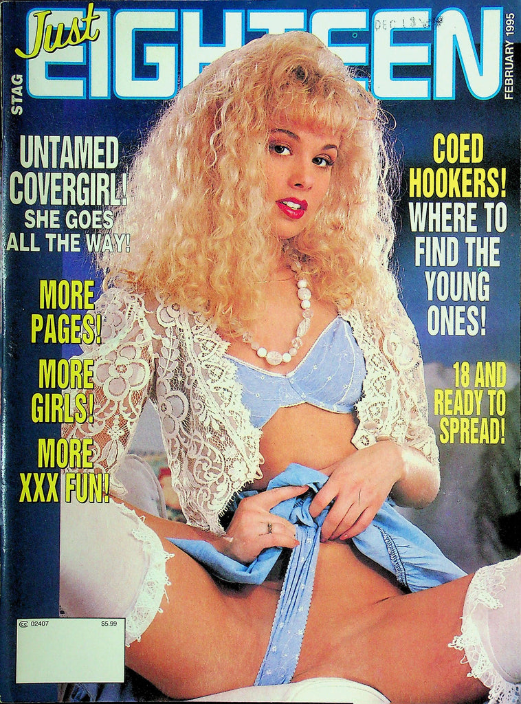 Stag Just Eighteen Magazine Ft. Alisha & Darlene February 1995 012325RP2