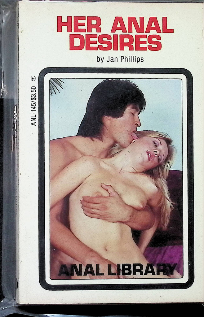 Her Anal Desires by Jan Phillips ANL-145 1980s Anal Library Adult Paperback Novel -112024AMP