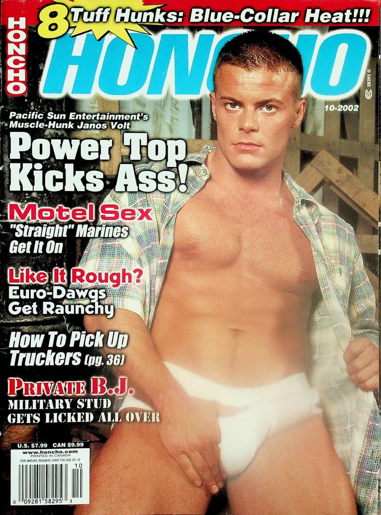 Honcho Gay Magazine  Muscle-Hunk Janos Volt  October 2002   112425lmp