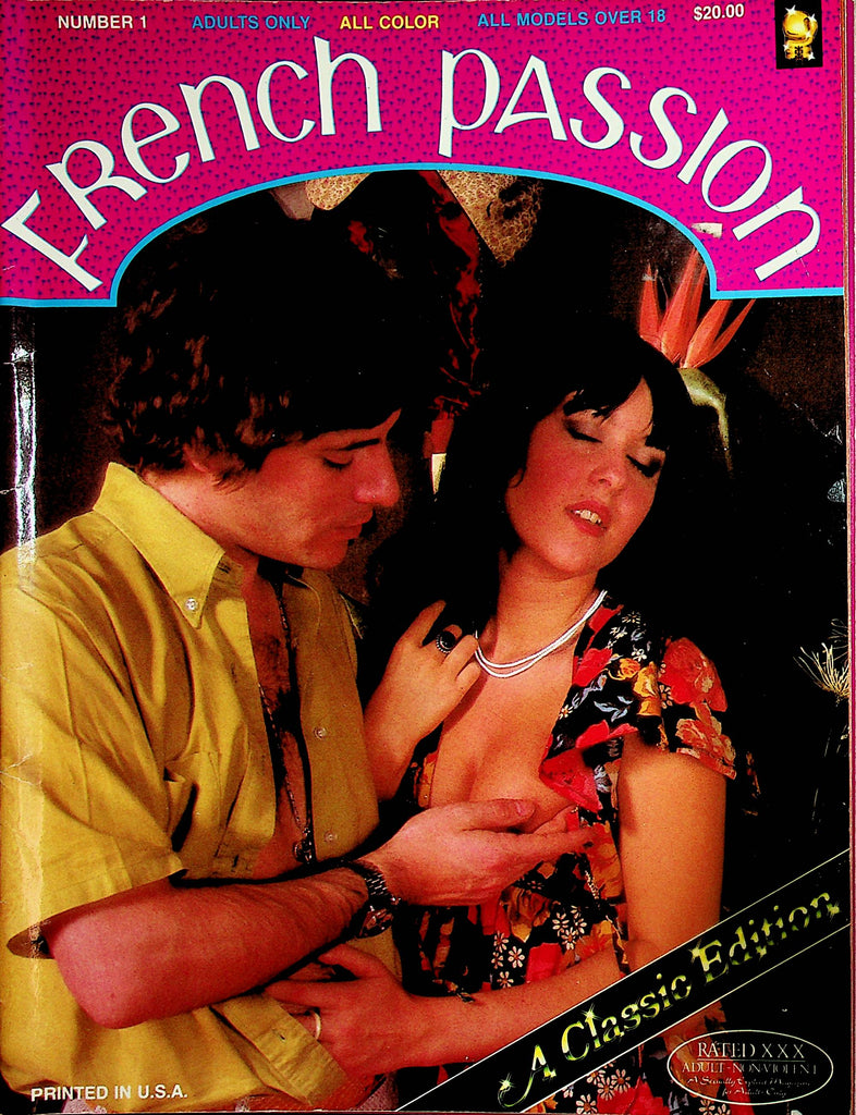 French Passion Magazine  Raymond On Trish's Thighs  #1 1980's  Classic Edition    112823lm-p2