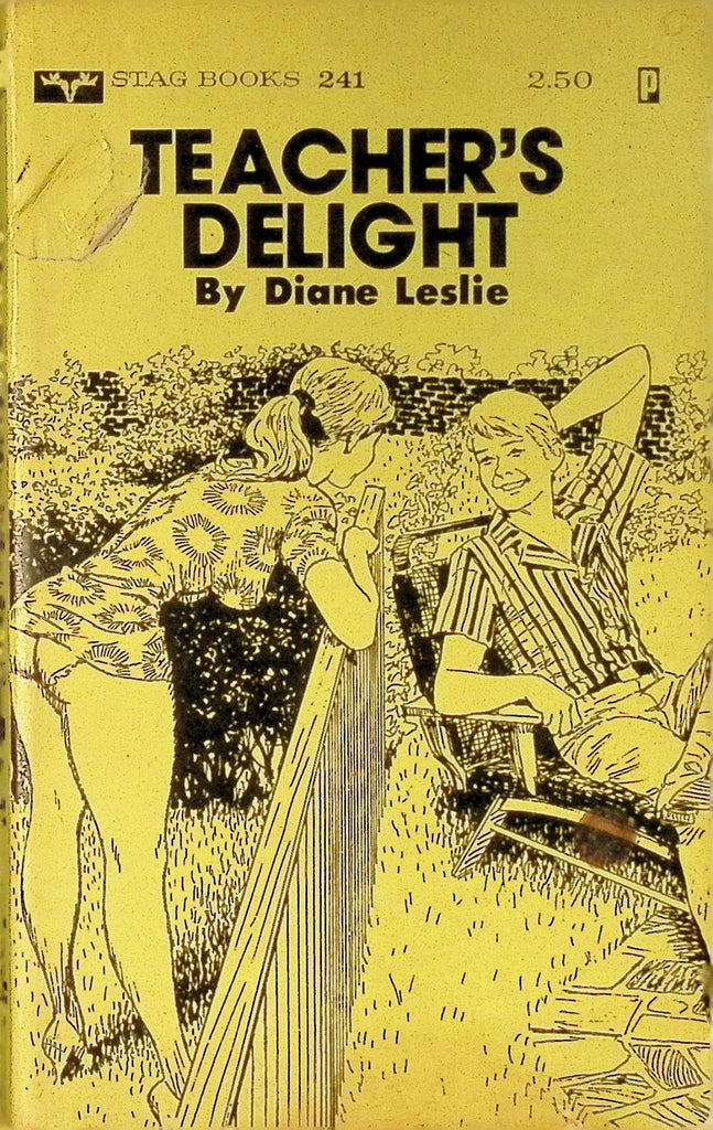 Teacher's Delight by Diane Leslie 1978 214 Stag Books Adult Paperback Novel 082725AMP