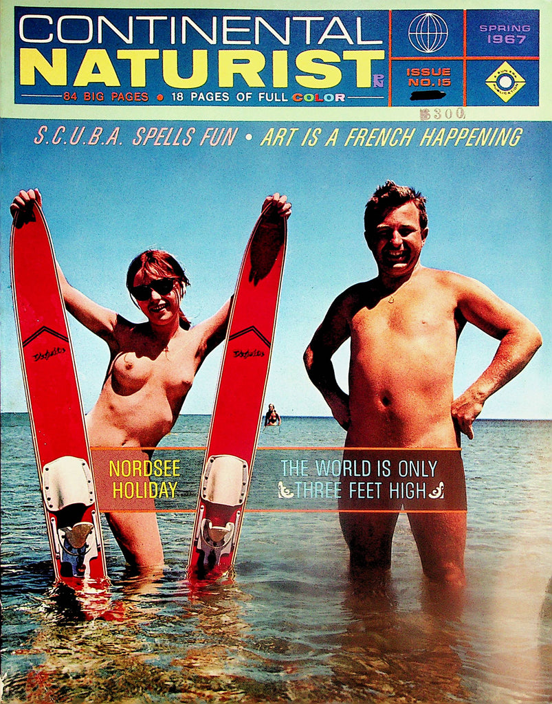 Continental Naturist Nudist Magazine  Nordsee Holiday / S.C.U.B.A. Spells Fun  #15  1967   052524lm-p