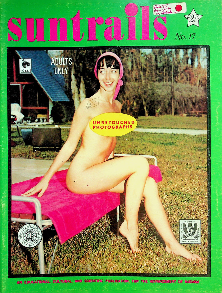 Suntrails Nudist Magazine  Swiss Artistically Sexy / Nudist Resorts  #17 1966    070726lmp-GSC