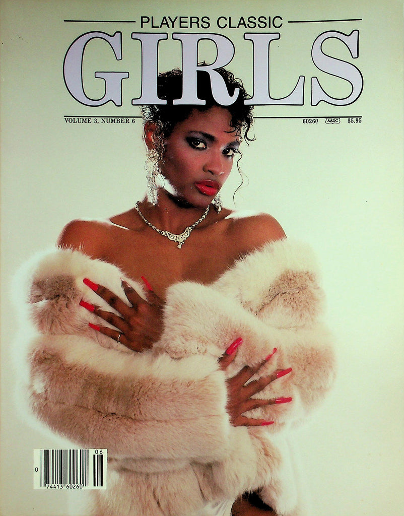 Players Classic Girls Magazine  Erotic Collection Of Sensuous Black Women - Covergirl Angel Kelly / Ebony, Jeannie Pepper & More!  vol.3 #6  October 1989    032026lmp