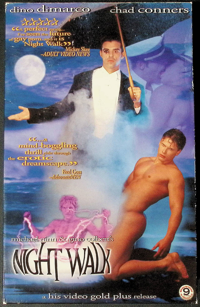 Michael Ninn & Gino Colbert's Night Walk His Video, A Division Of Vca Labs, Inc. Gay VHS 1995 101824JKVHS2