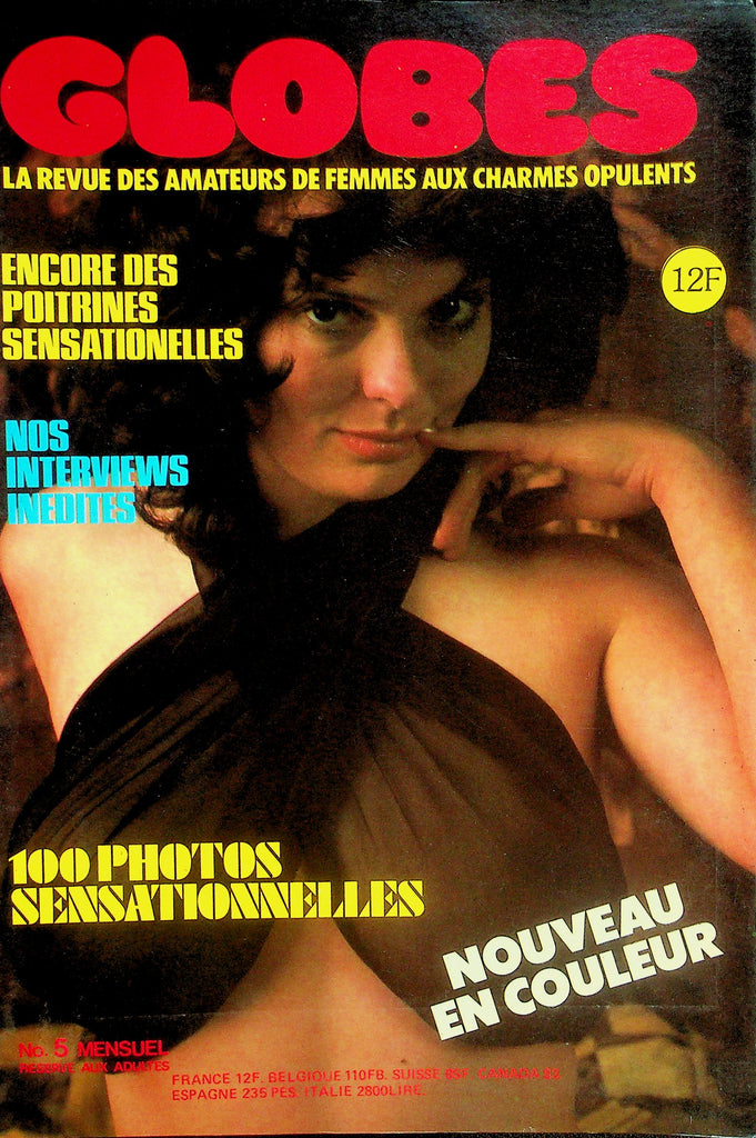 Globes Busty French International Magazine  Roberta Pedon  #5 1978   081426lmp-GSC