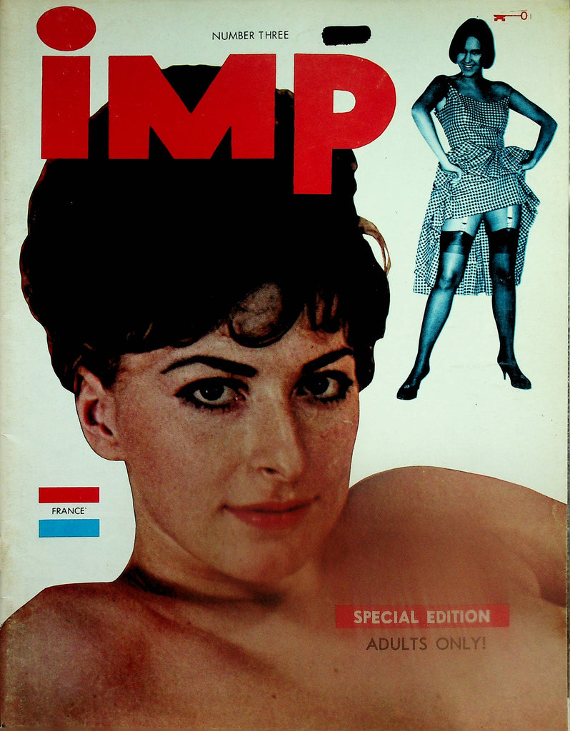 imp Vintage Magazine  Beautiful Nude Models  #3 1960's   France    092025lm-p