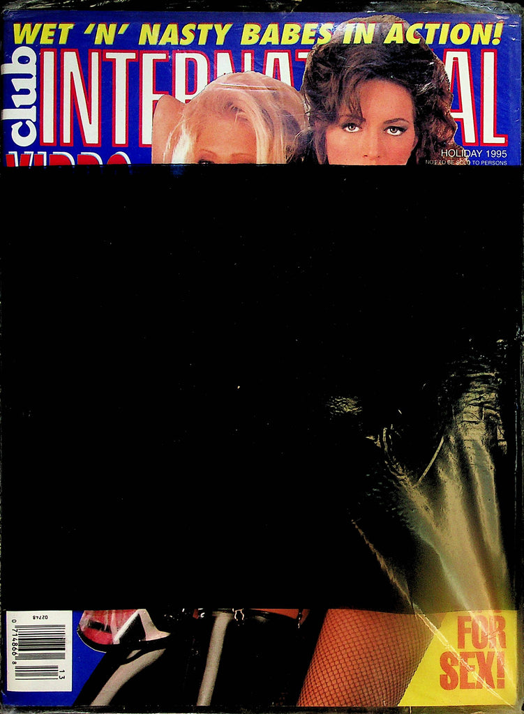 Club International Magazine  Wet 'N' Nasty Babes In Action!  Holiday 1995 new/sealed     042624lm-p