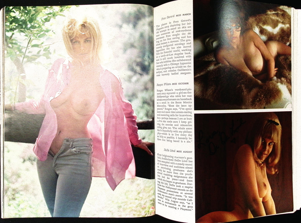 Dee Dee Lind AUTOGRAPHED Inside Playboy January 1968 Magazine w/COA 082426AMP