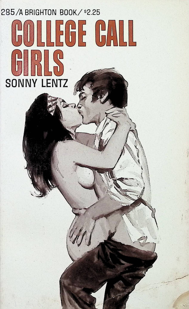 College Call Girls by Sonny Lentz 1976 285 Brighton Book Adult Erotic Paperback Novel-060324AMP