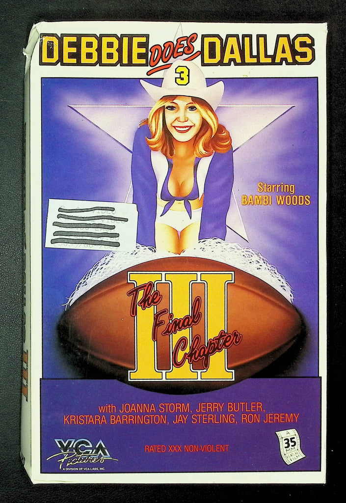 Debbie Does Dallas 3 The Final Chapter VCA VHS 1995 Bambi Woods Joanna Storm 051625DMVHS