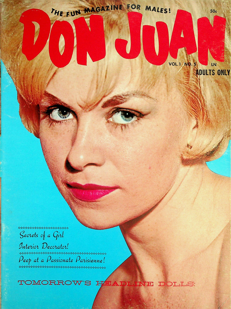 Don Juan Magazine   Nancy Kane / Secrets Of A Gairl  vol.1 #5  1960's  062826lmp-GSC
