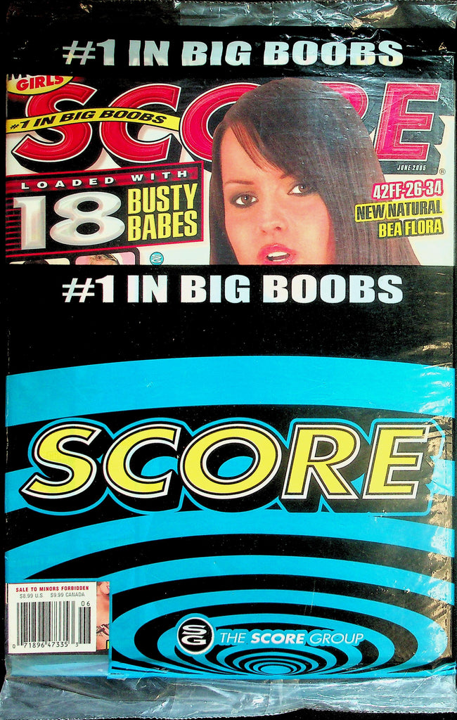 Score Busty Magazine   Natural Bea Flora June 2005  New/Sealed  032026AMP-
