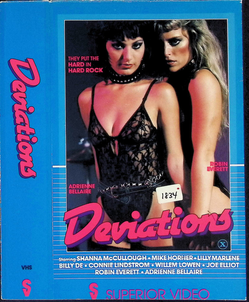 Deviations with Shanna McCullough Mike Horner Lilly Marlene Adult VHS Superior Video 032626AKVHS
