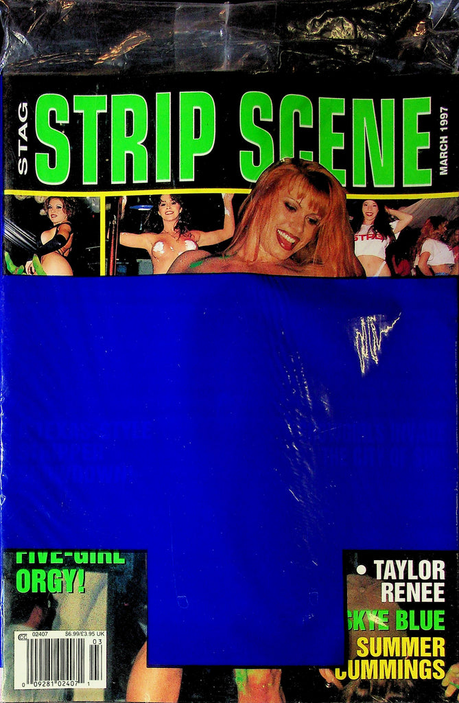 Stag Strip Scene Magazine Ft. Taylor Renee & Skye Blue March 1997 sealed 090825RP-