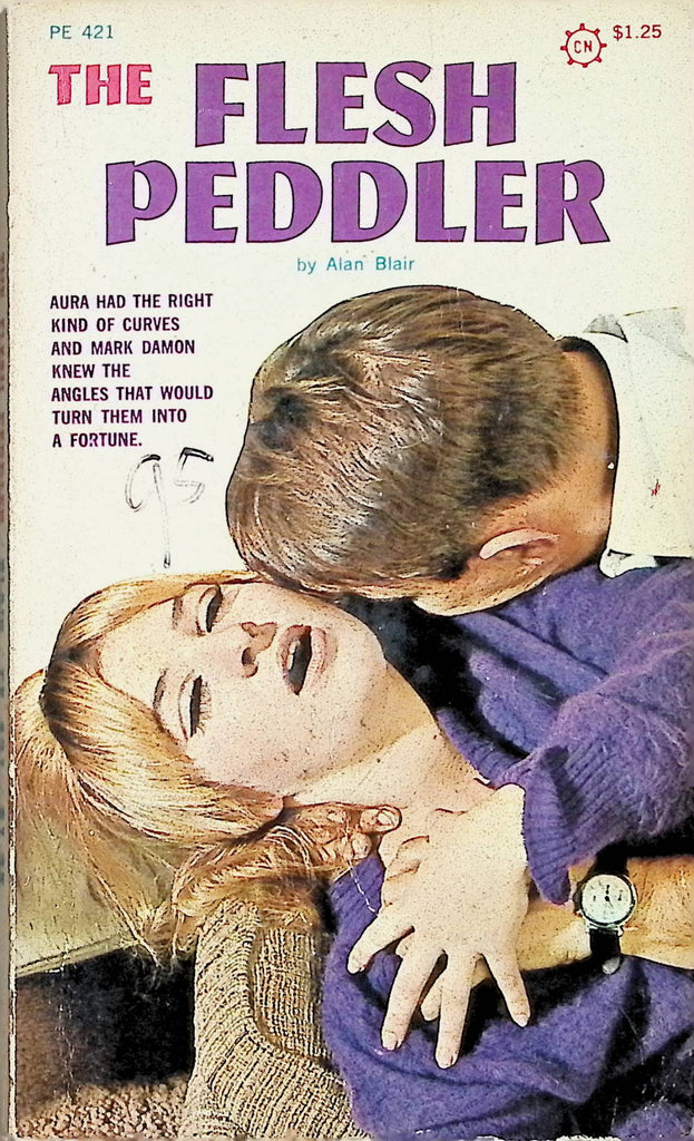 The Flesh Peddler by Alan Blair PE421 1967 First Printing Adult Erotic Paperback Novel-052024AMP