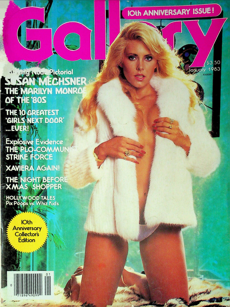 Gallery Men's Magazine 10th Anniversary Issue Ft. Susan Mechsner January 1983 052425RP