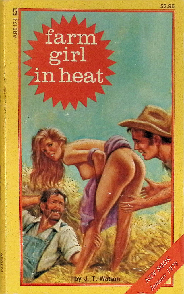 Farm Girl in Heat by JT Watson Ab5174 1979 Greenleaf Classics Adult Paperback Novel 072325AMP