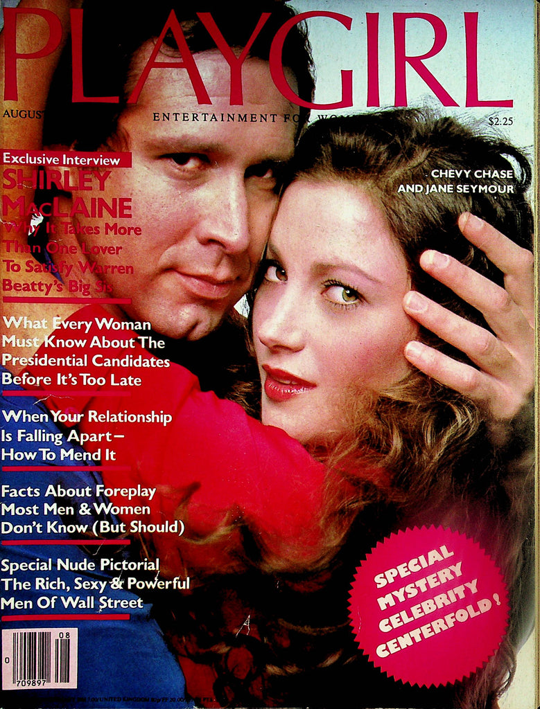 Playgirl Magazine  Chevy Chase and Jane Seymour  August 1980    102023lm-p