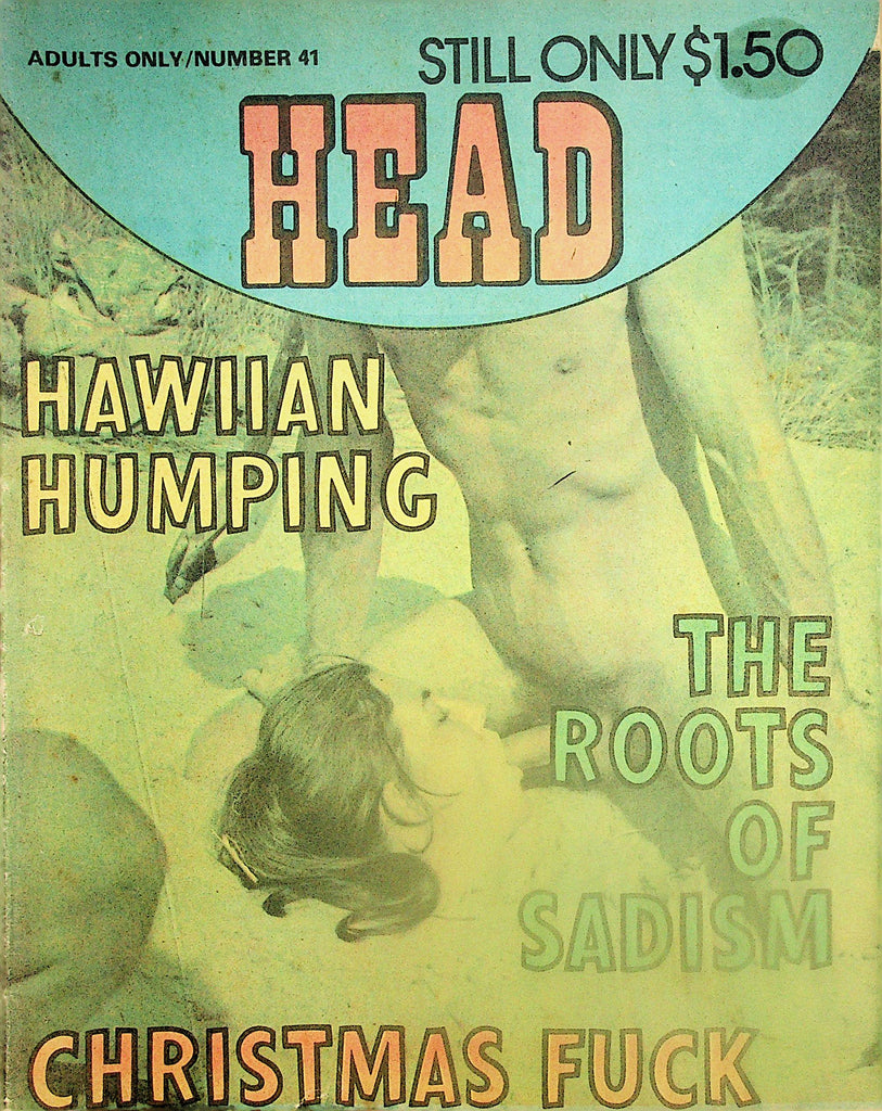 Head Adult Newspaper Magazine  Hawiian Humping / Christmas Fuck  1970's      111324lm-p2