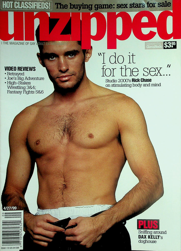 Unzipped Gay Magazine  "I Do It For The Sex" Rick Chase  04/27/99   042426lmp