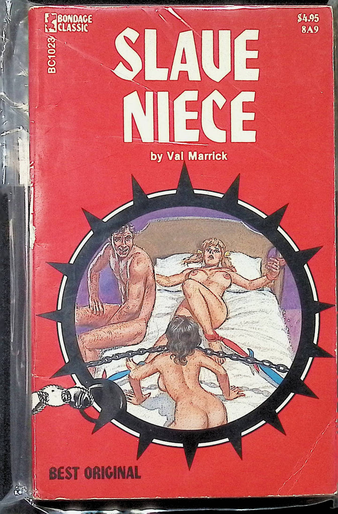 Slave Niece by Val Marrick BC1023 1970s Best Original Greenleaf Bondage Classic BDSM Bondage Fetish Adult Paperback Novel -110724AMP