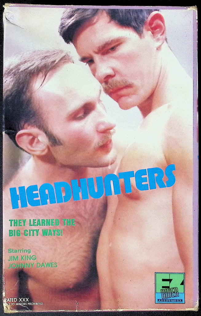 Headhunters Ezrider Productions Gay VHS 1989 100424JKVHS2
