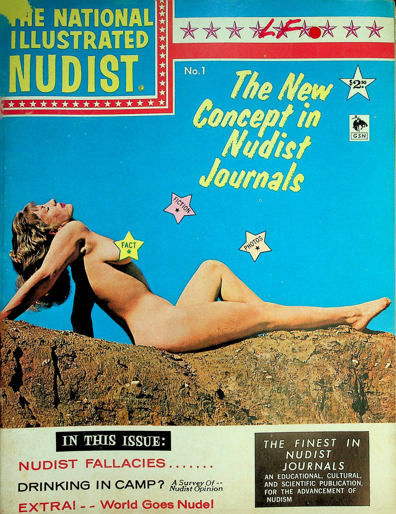 The National Illustrated Nudist Magazine  Nudist Fallacies / Drinking In Camp  #1  1960's    063026lmp-GSC