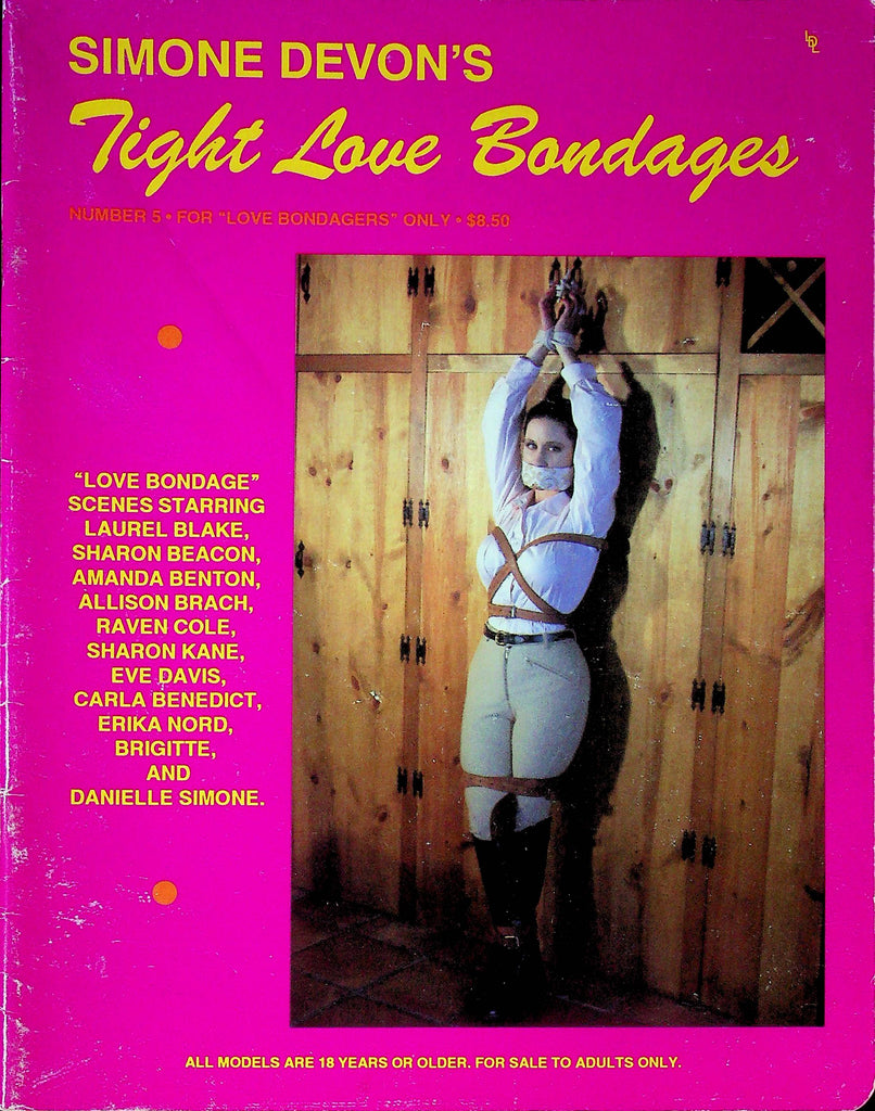 Simone Devon's Tight Love Bondages Magazine Love Bondage 1992 No.5 012224RP