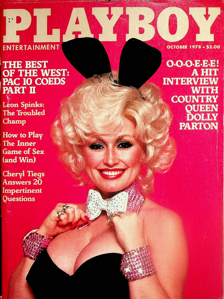 Playboy Vintage Magazine  Dolly Parton Interview / Cheryl Tiegs  October 1978   082125lm-p2