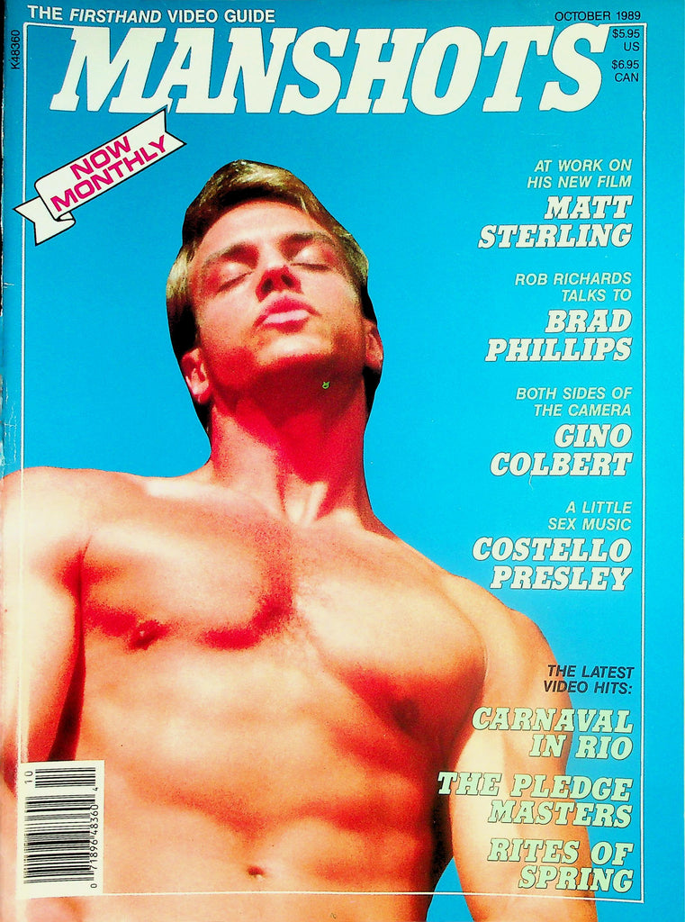 Manshots Gay Magazine   Cover Guy Steve Hammond  October 1981      052526lmp-GSC
