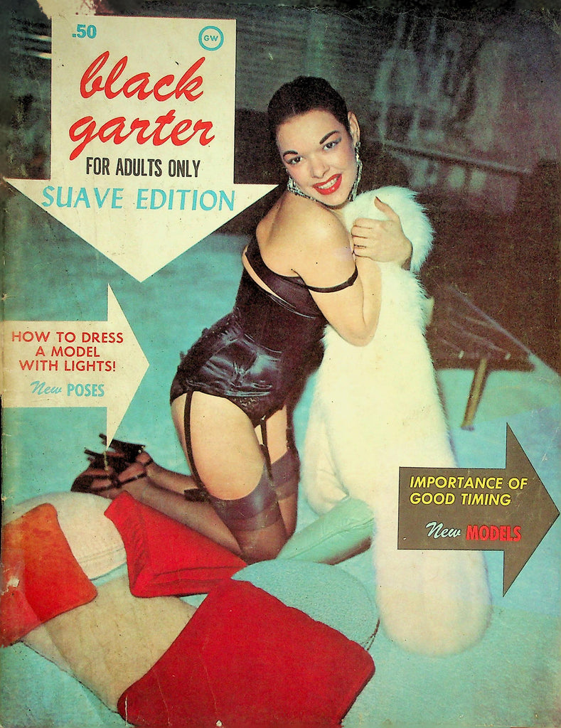 Black Garter Magazine  Suave Edition  Centerfold Dee Carroll  1960's  101526lmp-GSC