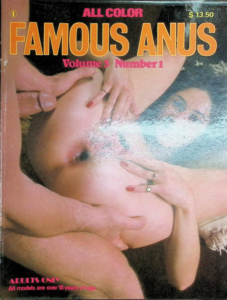 Famous Anus magazine Ass Shots Galore V3 N1 1980s  090426LLP