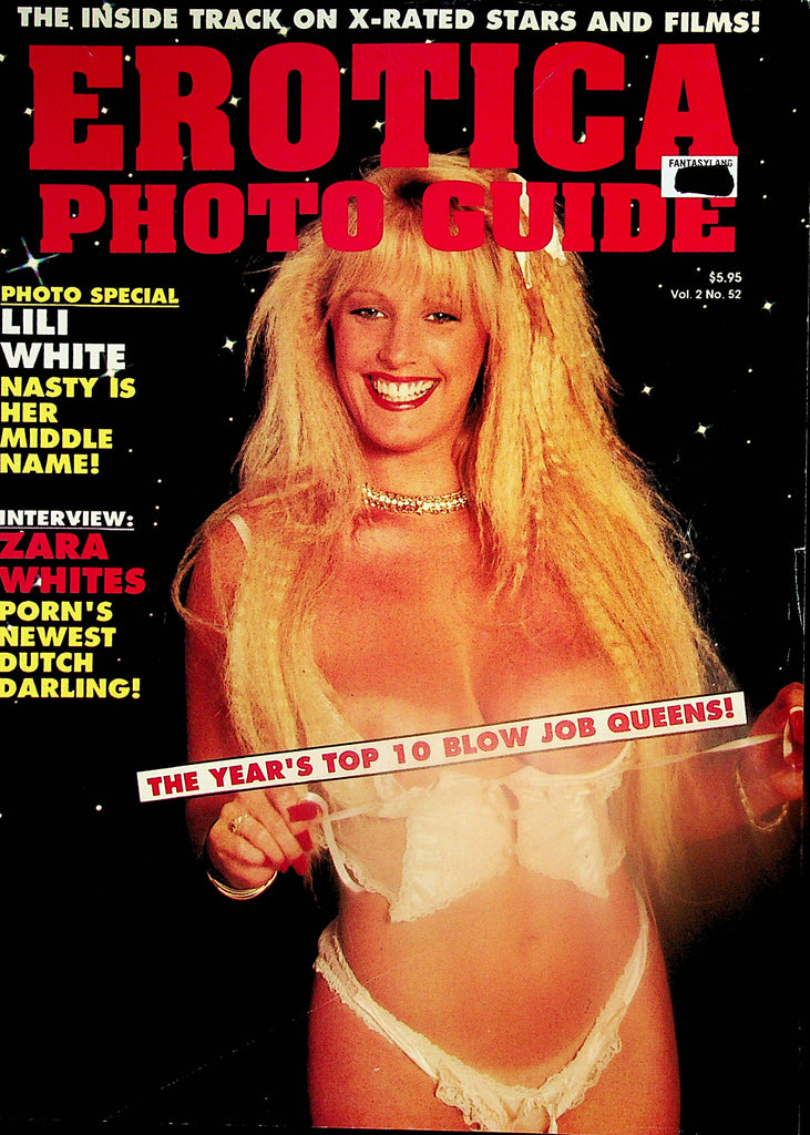 Erotica Photo Guide Magazine  Lili White / Zara Whites  vol.2 #52  1990's  020725lm-p