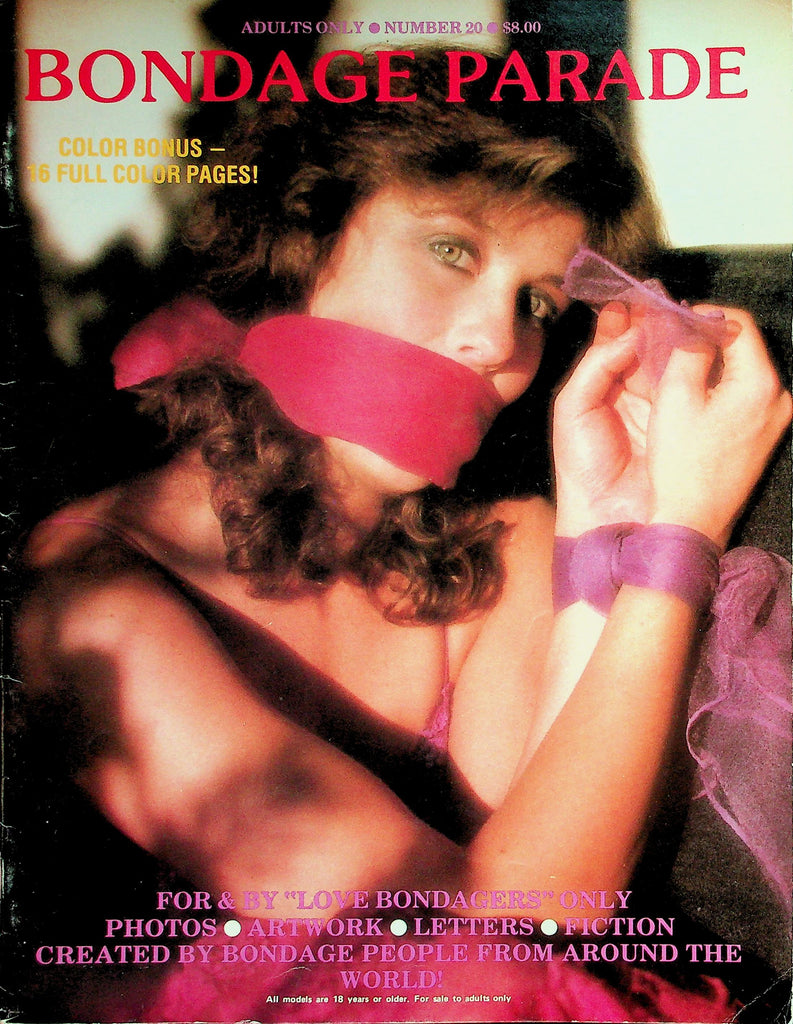 Bondage Parade Magazine  Scarf Bondage & More!  #20 June 1986    London Enterprises   033026lmp