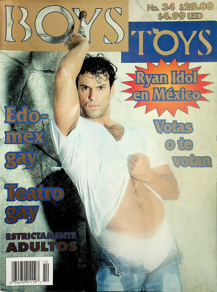 Boys & Toys 18+ Gay Spanish International Magazine  Ryan Idol  #34 1990's     122125lmp