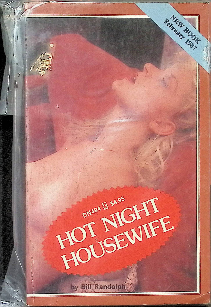 Hot Night Housewife by Bill Randolph February 1987 DN494 Greenleaf Classics Adult Paperback Novel -111924AMP