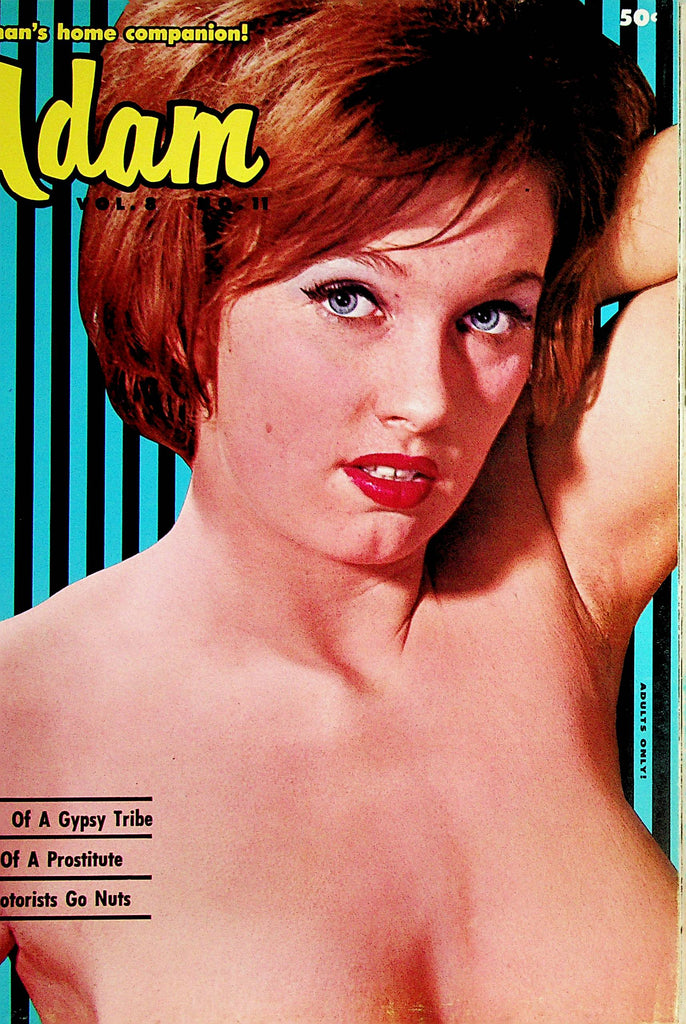 Adam Vintage Magazine  Centerfold Girl Yajah  vol.8 #11 1964    061924lm-p2