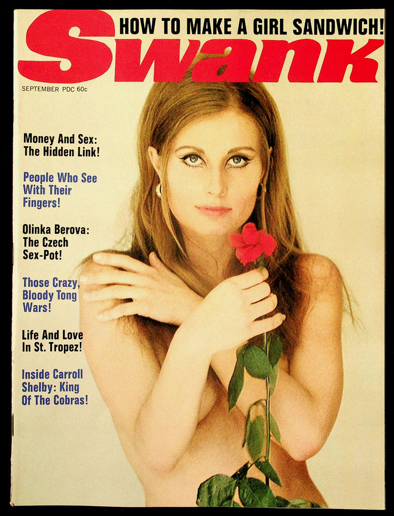 Swank Adult Magazine V15, #7 September 1968 How To Make A Girl Sandwich 091826HRP-37